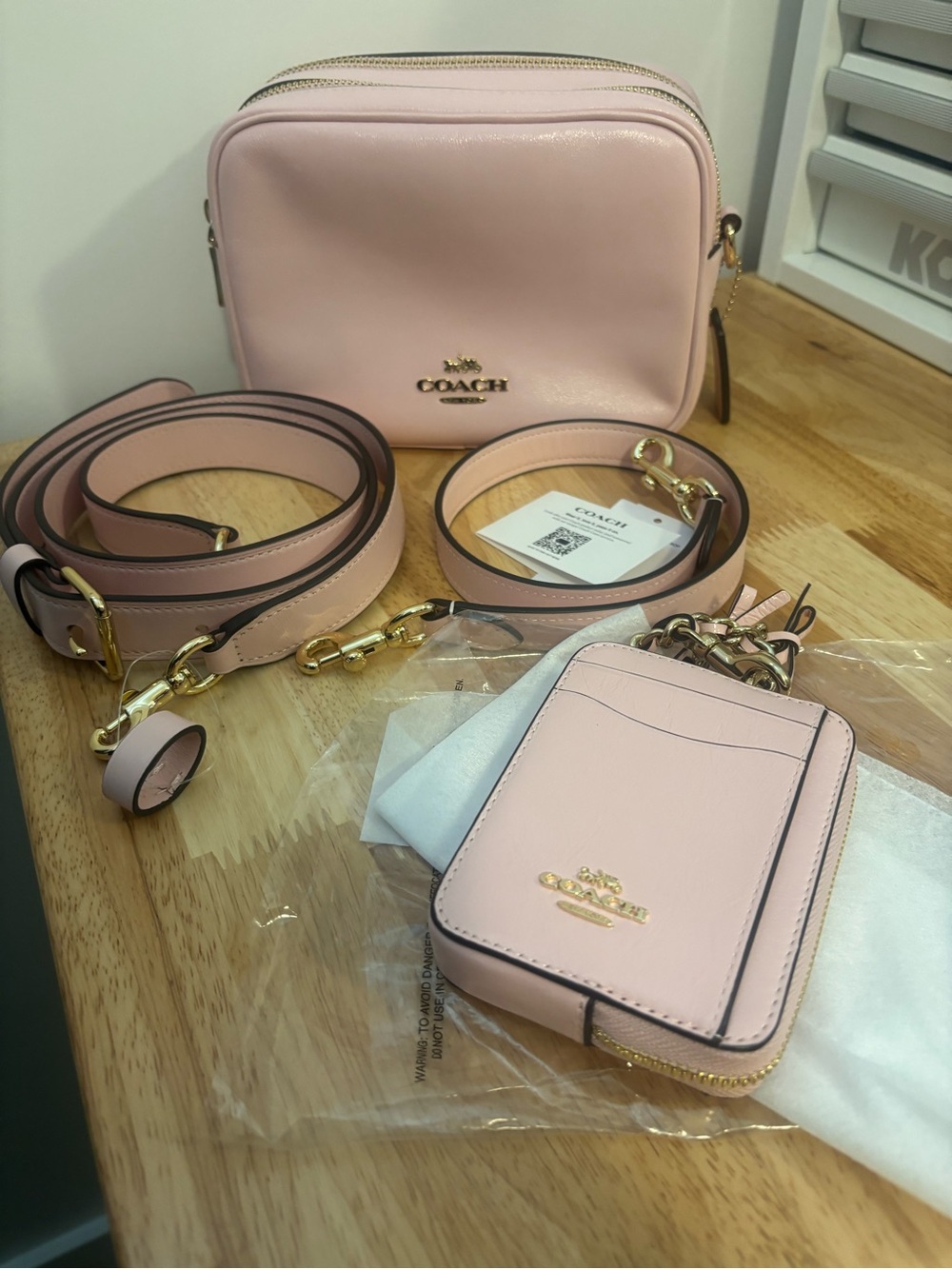 COACH Mini Carey Crossbody Bag & Zip Card Case